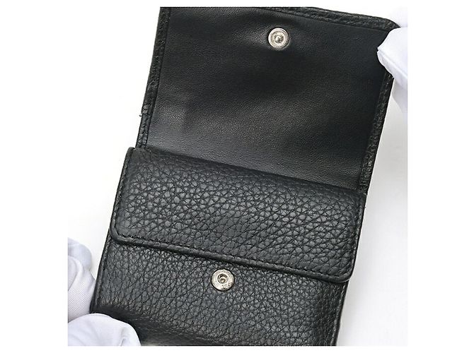 Mini cartera Prada de piel Vitello Daino Negro - vista 4