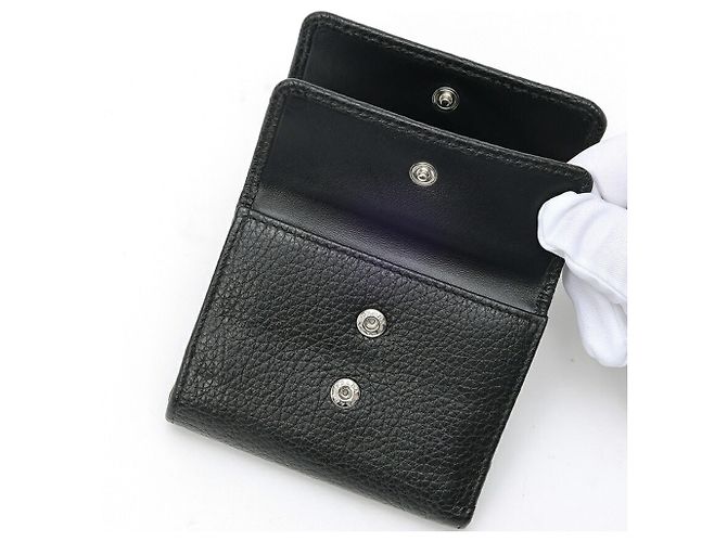 Mini cartera Prada de piel Vitello Daino Negro - vista 5