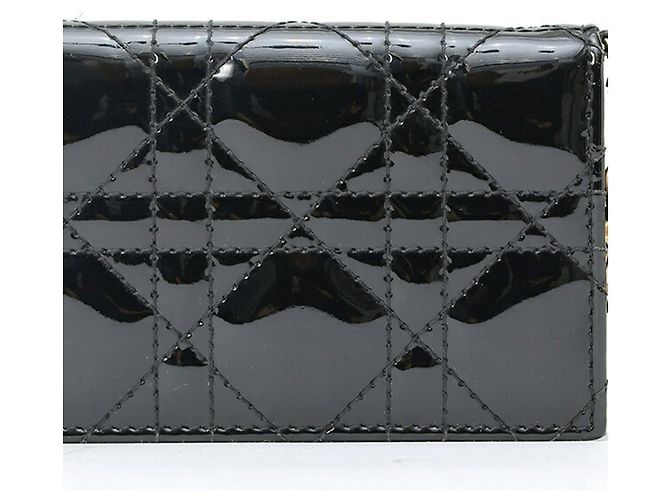 Tarjetero Christian Dior Lady Bloom Black Negro - vista 2