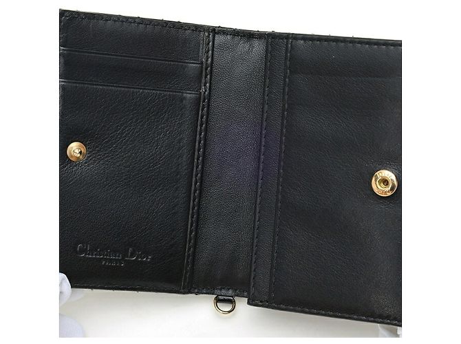 Tarjetero Christian Dior Lady Bloom Black Negro - vista 5
