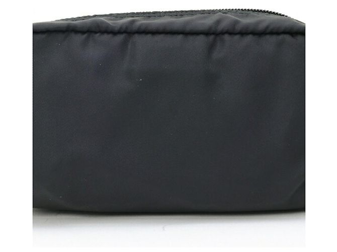 Prada Nylon x Saffiano Leather Nessexer Pouch Schwarz - Ansicht 2