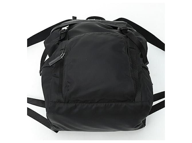 Prada Nylon Rucksack Schwarz - Ansicht 4