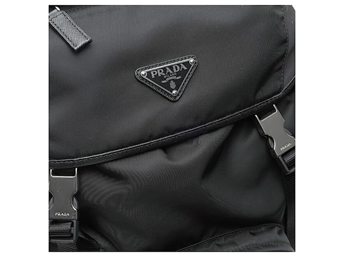 Prada Nylon Rucksack Schwarz - Ansicht 5