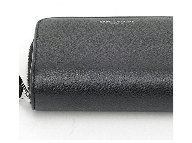 Cartera bi-fold Saint Laurent negra Negro - vista 3