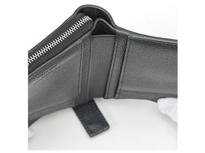 Cartera bi-fold Saint Laurent negra Negro - vista 8