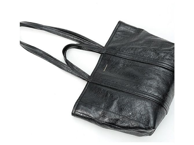 Everyday Borsa Tote Balenciaga Barbes Medium Shopper Nero - vista 2
