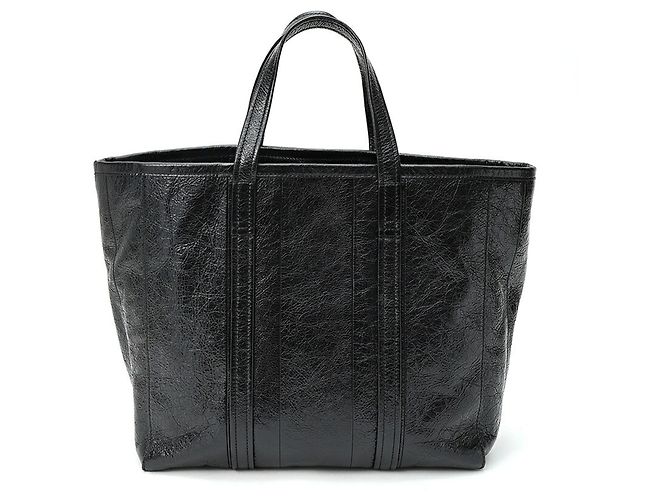 Everyday Borsa Tote Balenciaga Barbes Medium Shopper Nero - vista 3