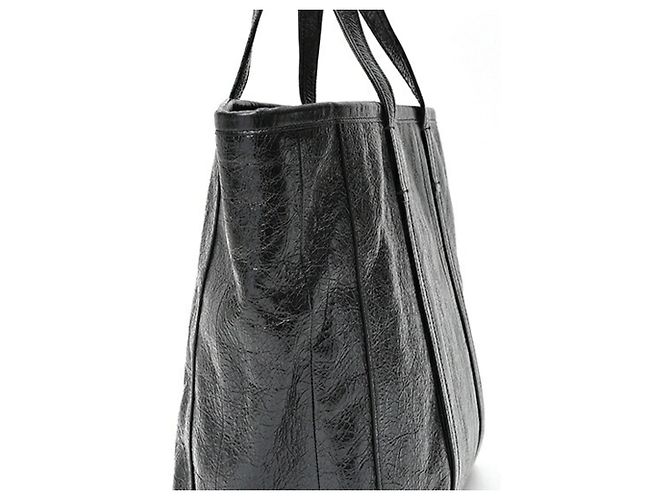 Everyday Borsa Tote Balenciaga Barbes Medium Shopper Nero - vista 5