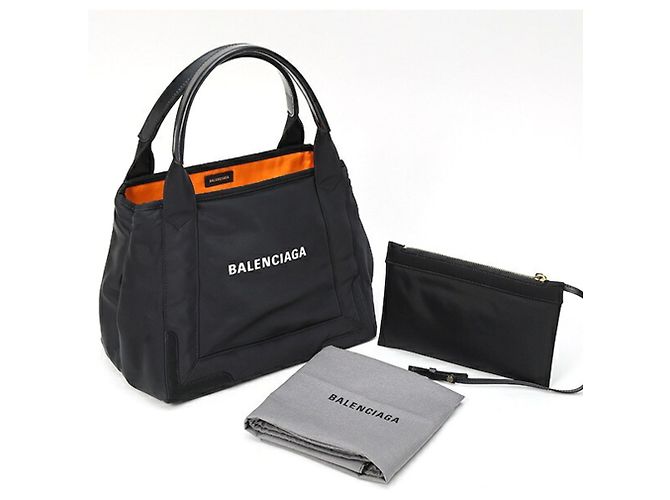 Everyday Borsa Cabas S Balenciaga Navy Nero - vista 6