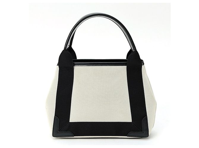 Everyday Borsa Balenciaga Cabas XS Navy Nero Beige - vista 3
