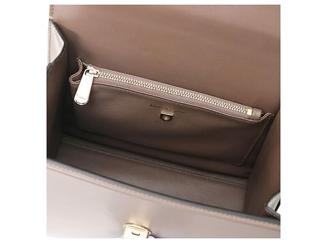 Borsa a tracolla Boxys Salvatore Ferragamo Grigio - vista 6