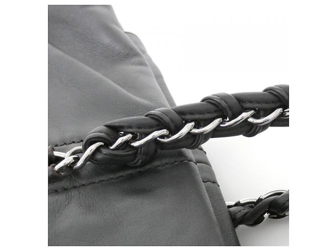 Borsa a tracolla Chanel Luxury Line 31574 Nero - vista 8