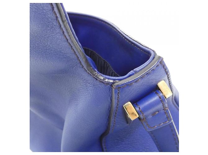Borsa a tracolla Fendi Big Mamma 8BR638 D16 Blu - vista 10
