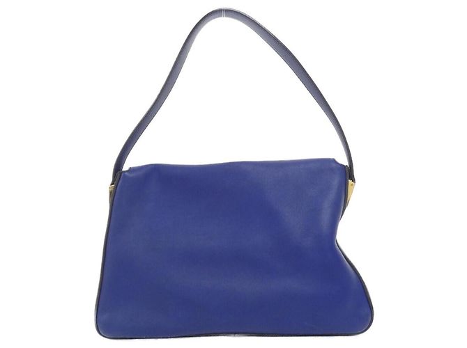 Borsa a tracolla Fendi Big Mamma 8BR638 D16 Blu - vista 2