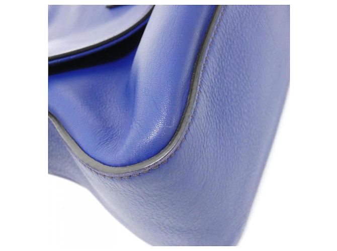 Borsa a tracolla Fendi Big Mamma 8BR638 D16 Blu - vista 3