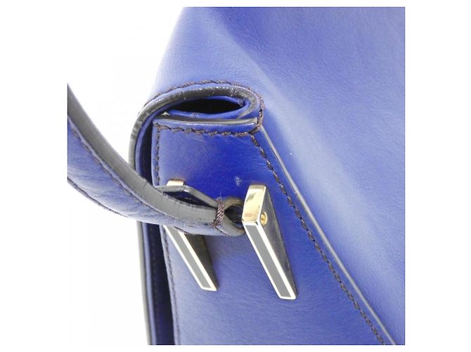 Borsa a tracolla Fendi Big Mamma 8BR638 D16 Blu - vista 6