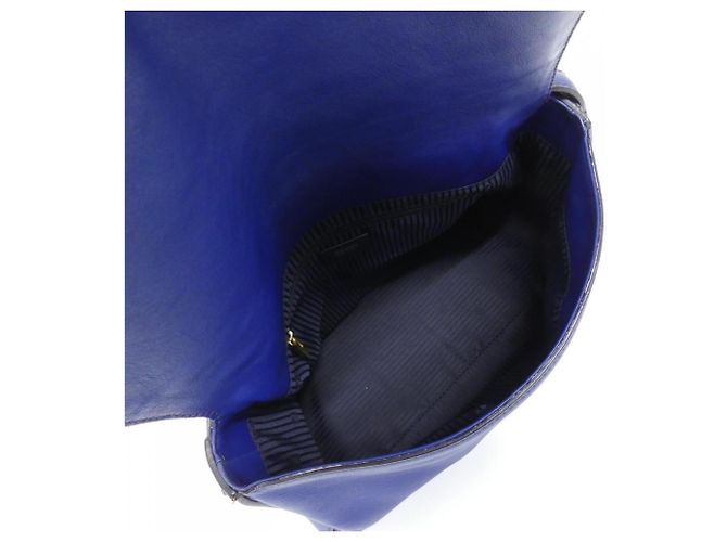 Borsa a tracolla Fendi Big Mamma 8BR638 D16 Blu - vista 8