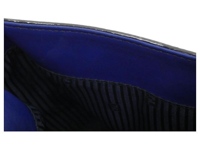 Borsa a tracolla Fendi Big Mamma 8BR638 D16 Blu - vista 9