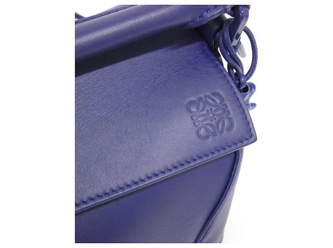 Borsa a mano Loewe Puzzle Edge Small Porpora - vista 6