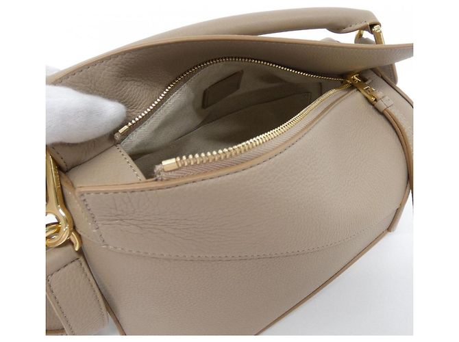 Borsa a mano Loewe Puzzle Edge Small Beige Sabbia - vista 7