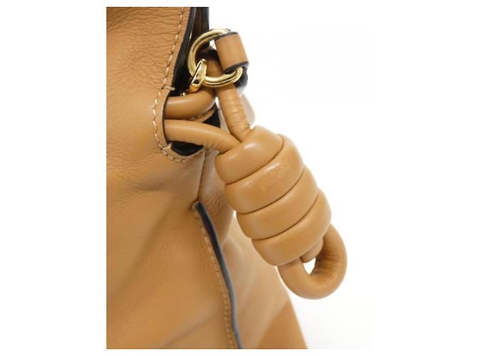 Clutch Loewe Flamenco Medium Beige - vista 6