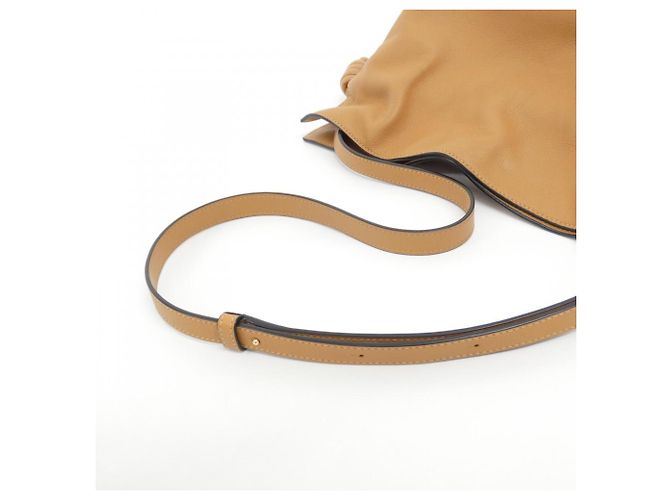 Clutch Loewe Flamenco Medium Beige - vista 7