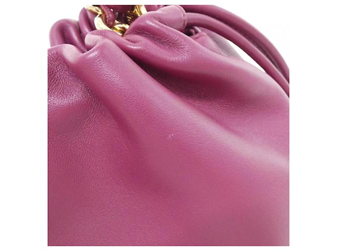 Borsa Loewe Flamenco Medium Porpora - vista 4