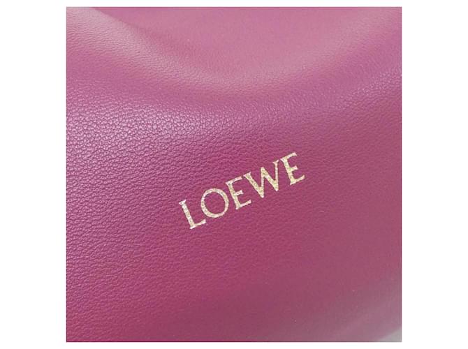 Borsa Loewe Flamenco Medium Porpora - vista 5