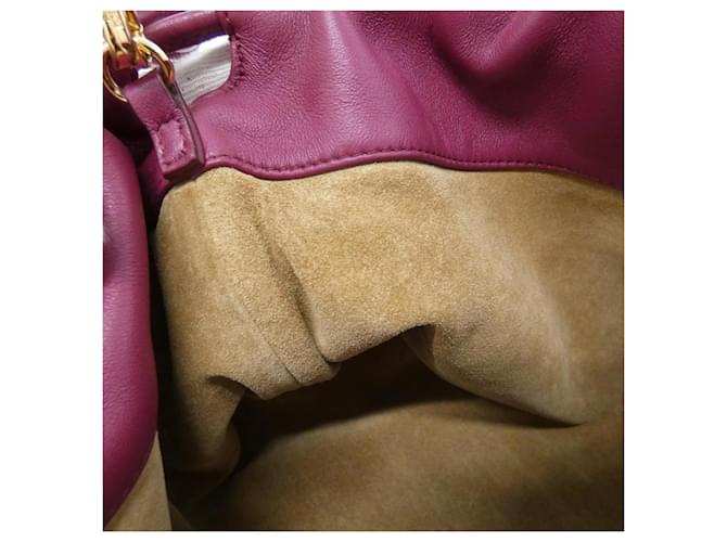 Borsa Loewe Flamenco Medium Porpora - vista 8