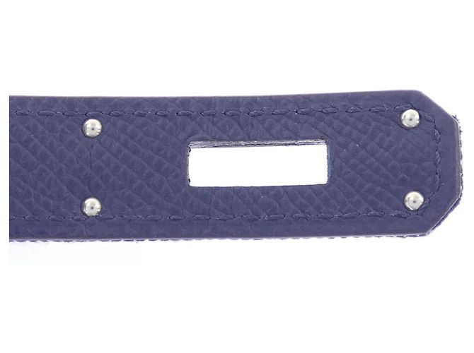 Hermès Hermes Kelly Jean 18mm Gürtel Blau - Ansicht 3