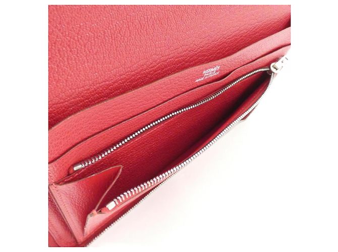 Hermès Cartera larga Hermes Azap Integral Roja - vista 7