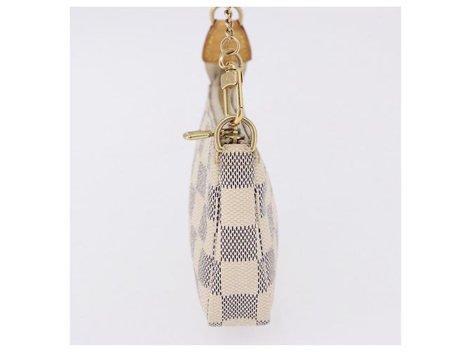 Louis Vuitton Mini pochette accessoires Damier Canvas Mini Beige - vista 4