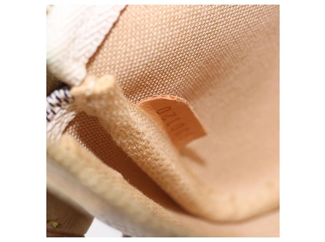 Louis Vuitton Mini pochette accessoires Damier Canvas Mini Beige - vista 7