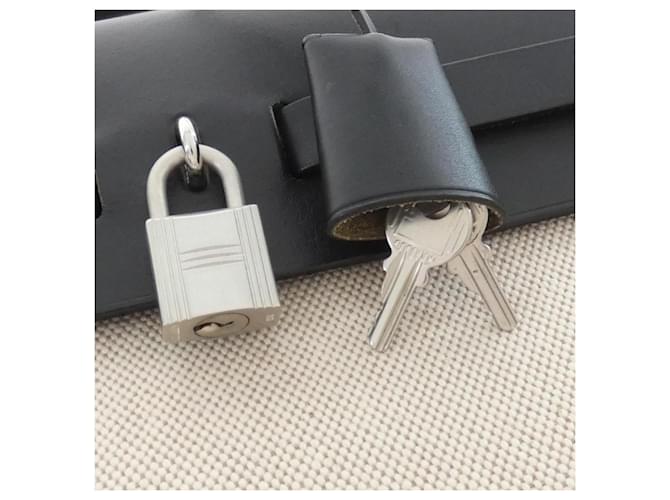 Hermès Borsa Hermes Herbag PM 034409CB Nero - vista 5