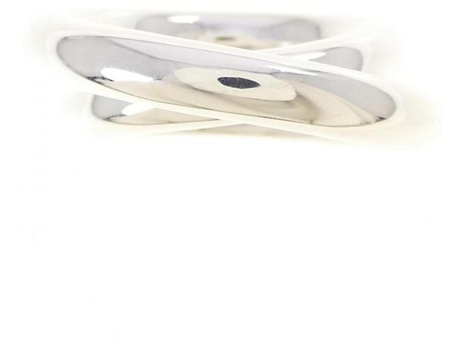 Ring Hermès Anello a Fascia Vertige Hermes Argento - vista 2