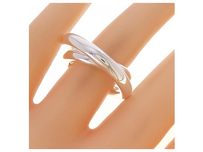 Ring Hermès Anello a Fascia Vertige Hermes Argento - vista 5