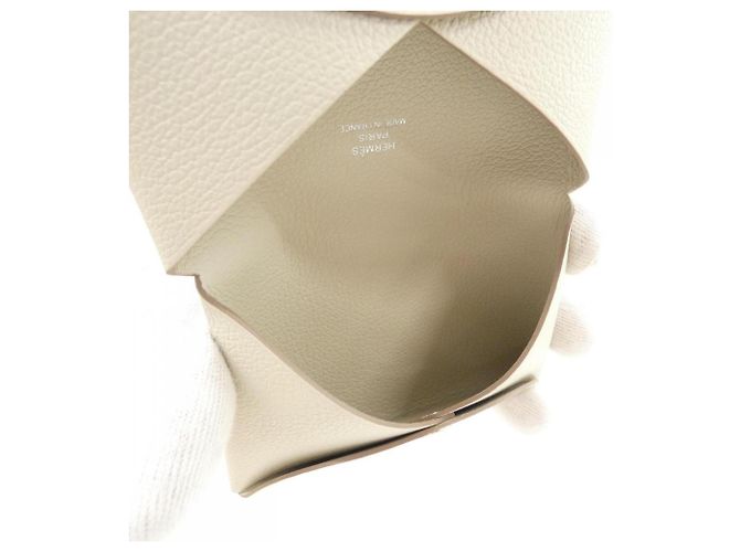 Hermès Tarjetero Hermes Calvi Blanco - vista 3