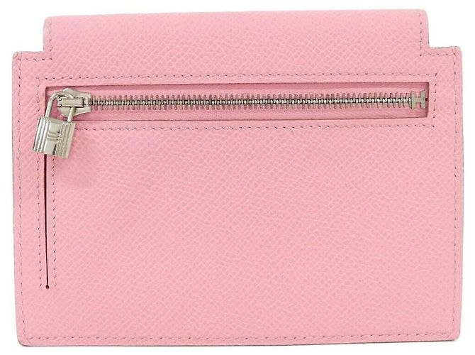 Hermès Cartera compacta Hermes Kelly Pocket Rosa - vista 2