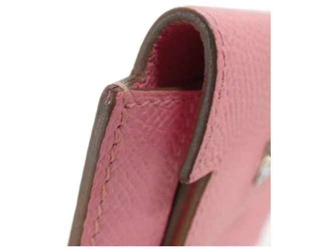 Hermès Cartera compacta Hermes Kelly Pocket Rosa - vista 6