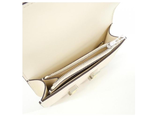 Hermès Cartera Hermes Constance Slim 082499CK Blanco - vista 5