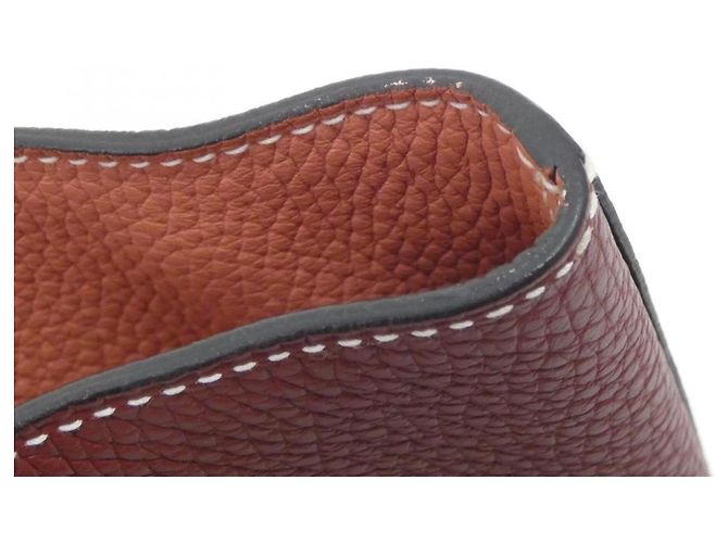 Hermès Hermes Double Sens Handtasche Rot - Ansicht 4