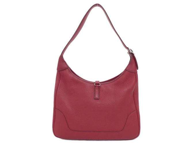 Hermès Borsa a tracolla Hermes Trim 2 Rosso - vista 2