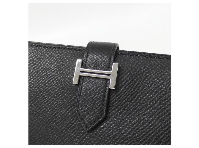 Hermès Hermes Bearn Card Case in Black Epsom Leather - view 4