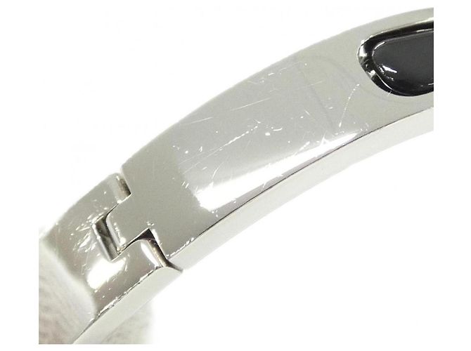 Hermès Bracciale Hermes Mini Click Kelly PM Charm Nero Argento - vista 3