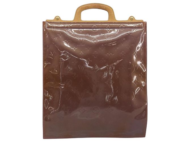 Louis Vuitton Stanton Monogram Vernis Porpora - vista 2