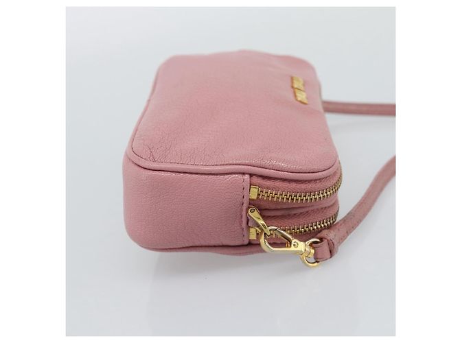 Miu Miu Vintage Leather Rosa - vista 4