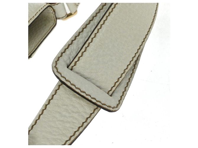 Gucci 1955 Horsebit Leather Large Bianco - vista 5