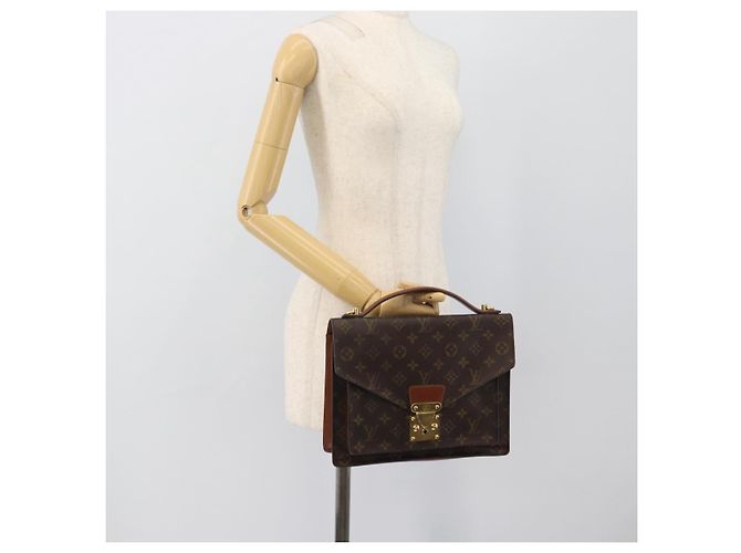 LOUIS VUITTON Monogram Monceau 28 Hand Bag M51185 LV Auth 195780 Monogramma - vista 23