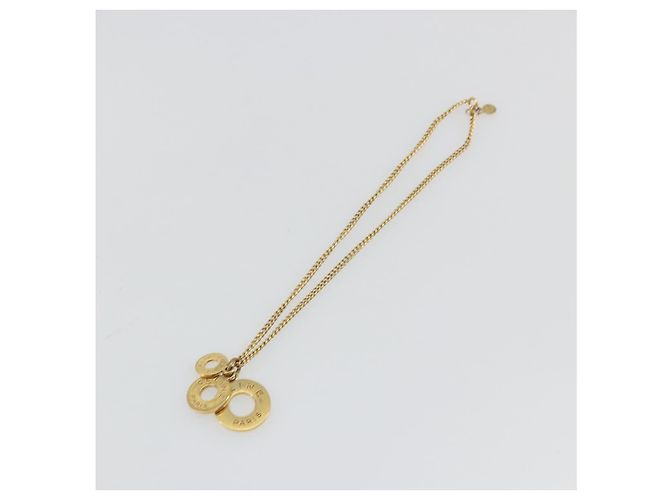 16 Céline Collar CELINE Metal Dorado Auth bs36760 - vista 2