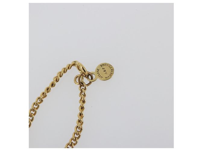 16 Céline Collar CELINE Metal Dorado Auth bs36760 - vista 7